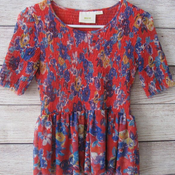 Maeve Ashton Smocked Peplum Top - Picture 8 of 10